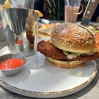 Chicken Schnitzel Sandwich