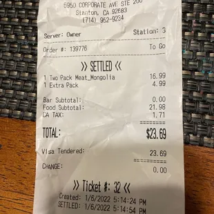 Receipt