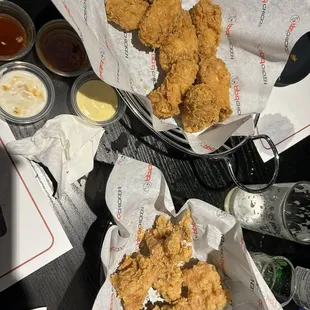 Boneless and wings