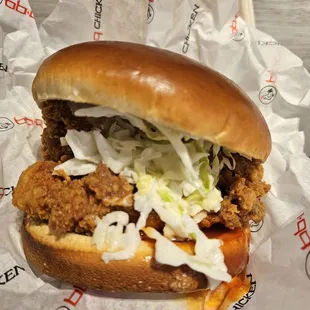 Hot Chicken Sandwich $7.99