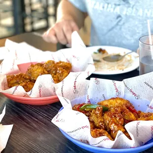 Gang Jang and Honey Garlic Boneless