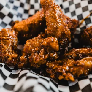 The soy-garlic chicken! Definitely my favorite. Lots of garlic and tacky soy sauce!