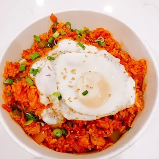 Kimchi Fried Rice... hot and DEE-licious!