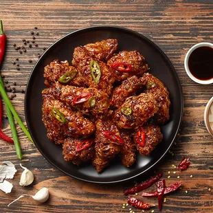 bbq chicken, bbq wings, chicken wings and fried chicken, chicken wings, fried chicken, poultry, food, chicken, fried chicken wings
