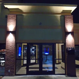 Front entrance, view looking north.