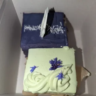 Ube tiramisu + apple jasmine