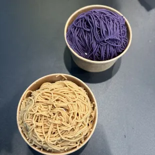 Ube and Chestnut Cake