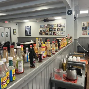 Alllll the Hot Sauces!!