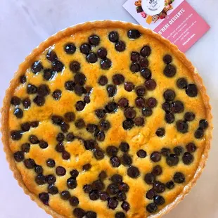 Blueberry tart is a must-get! It had the right amount of sweetness!