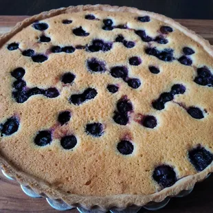 Blueberry French tart