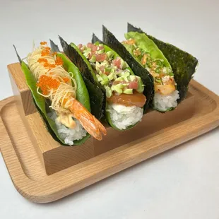 Our Temaki Handrolls