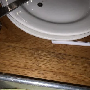 a fork and knife on a table