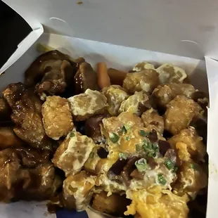 Loaded tots and wings