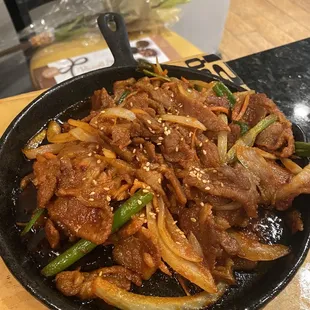 Spicy pork