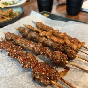 Chicken Heart Skewers