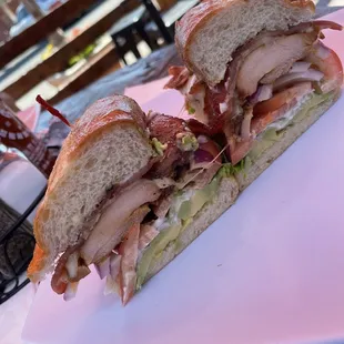 Smoked chicken sandwich
