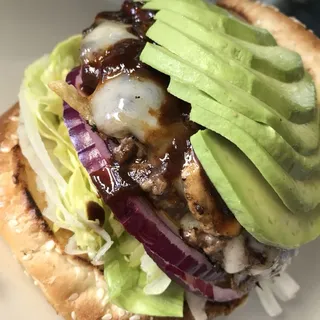 Avocado Mushroom Burger