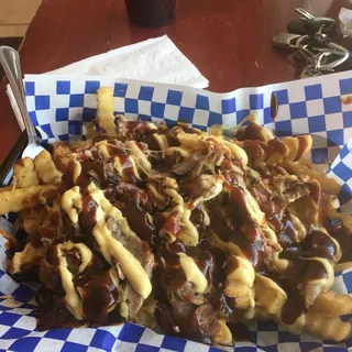 50/50 Pulled Pork Fries