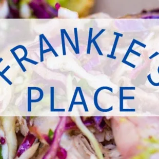 a plate of food with coleslaw