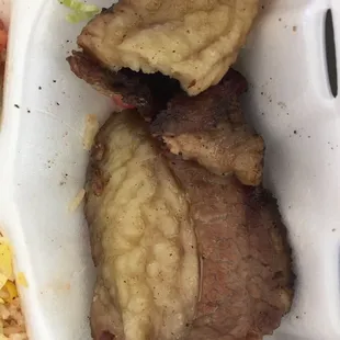 Disgusting. My dog enjoyed an $8 plate of "BBQ"  This is not my definition of anything resembling good BBQ