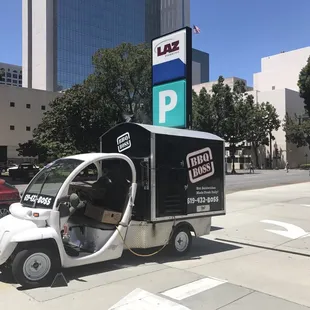 Didn&apos;t expect a golf cart for a food truck