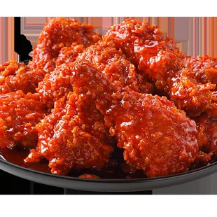 food, chicken wings and fried chicken