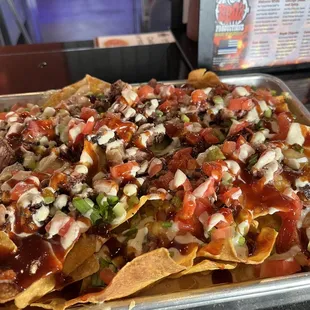 Brisket nachos