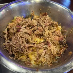 Pulled Pork 1 and 1/2 lb. Mac and Cheese Dinner