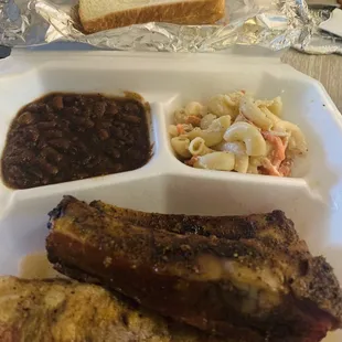 Slammin Bama Ribs were pretty tender and delicious.