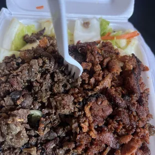 Smoked BBQ Pork/Beef Plate