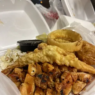 food, fish and chips