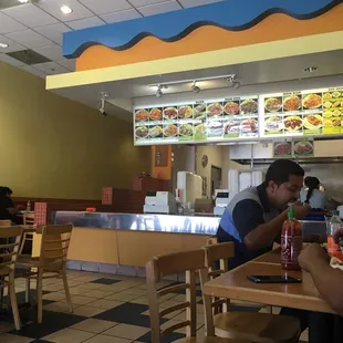 Order the Chicken and Beef Plate .
