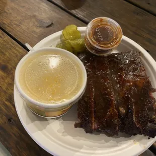 3/4 Ribs and Mac