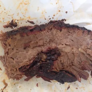 What was left of the moist brisket! Super yummy!