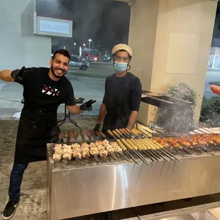 Grill by the patio. Excellent fusion of Pakistani and Mediterranean barbecue.