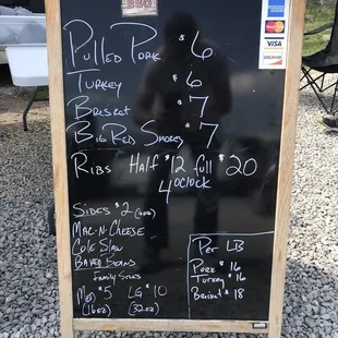 Menu. What you want?