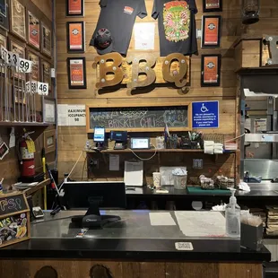 the counter