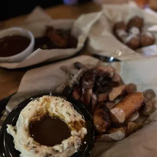 Q combo plate 2 item brisket and links