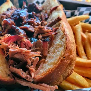 Brisket Sub for $13...add fries for $3...