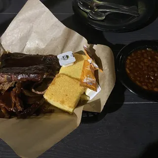 Q Combo Plate - 2 Meat