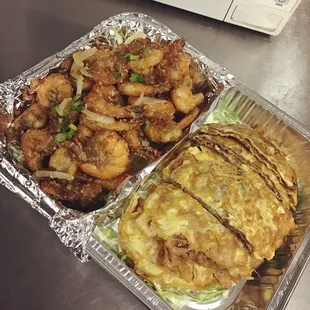 Garlic Shrimp Plate