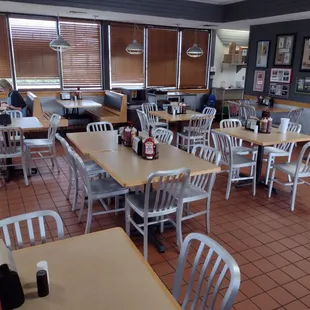 the dining area