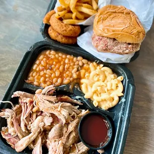 Bbq Plate + Bbq sandwich