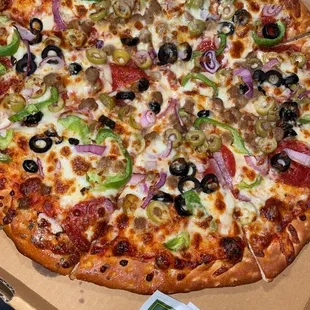 Pizza was absolutely delicious!