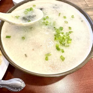 K2. Pork with Preserved Egg Congee
