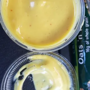 Mustard sauce. Good flavor