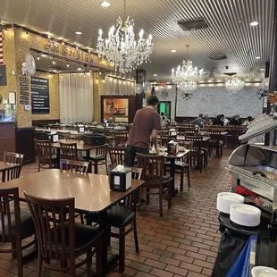 a man preparing food