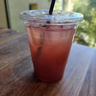 Seasonal blood orange margarita