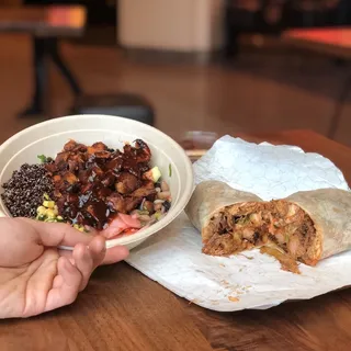 Avocado Chicken Burrito