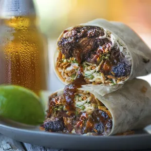 Smoked Brisket Burrito